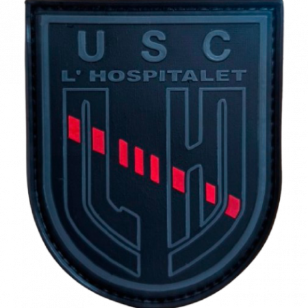 Parche USC L’Hospitalet Mossos d’Esquadra en PVC flexible de alta resistencia "Rojo"