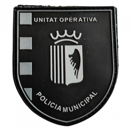 Parche Unitat Operativa Policía Municipal de Alella en PVC flexible de alta calidad
