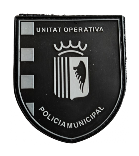 Parche Unitat Operativa Policía Municipal de Alella en PVC flexible de alta calidad