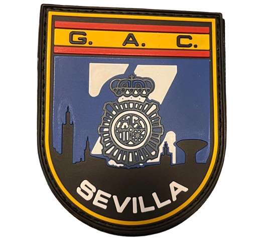 Parche G.A.C. Sevilla Policía Nacional en PVC