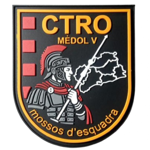 Parche CTRO Mèdol V Mossos d’Esquadra PVC 3D