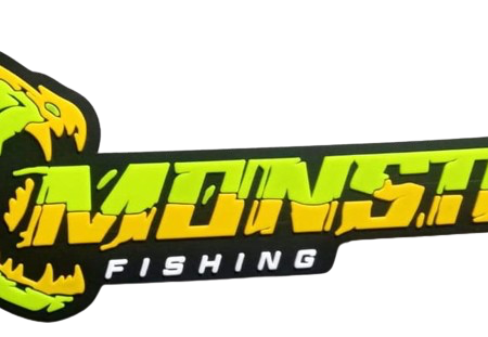 Parche de goma Monster Fishing personalizado para ropa y accesorios de pesca